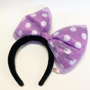 Disney Minnie Mouse Purple Polka Dot Headband